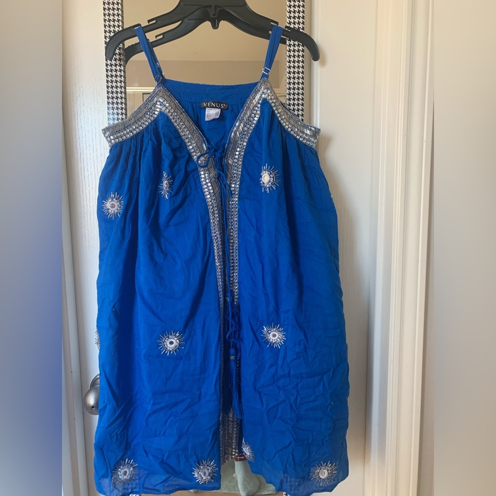 NWT blue sleeveless dress from Venus.